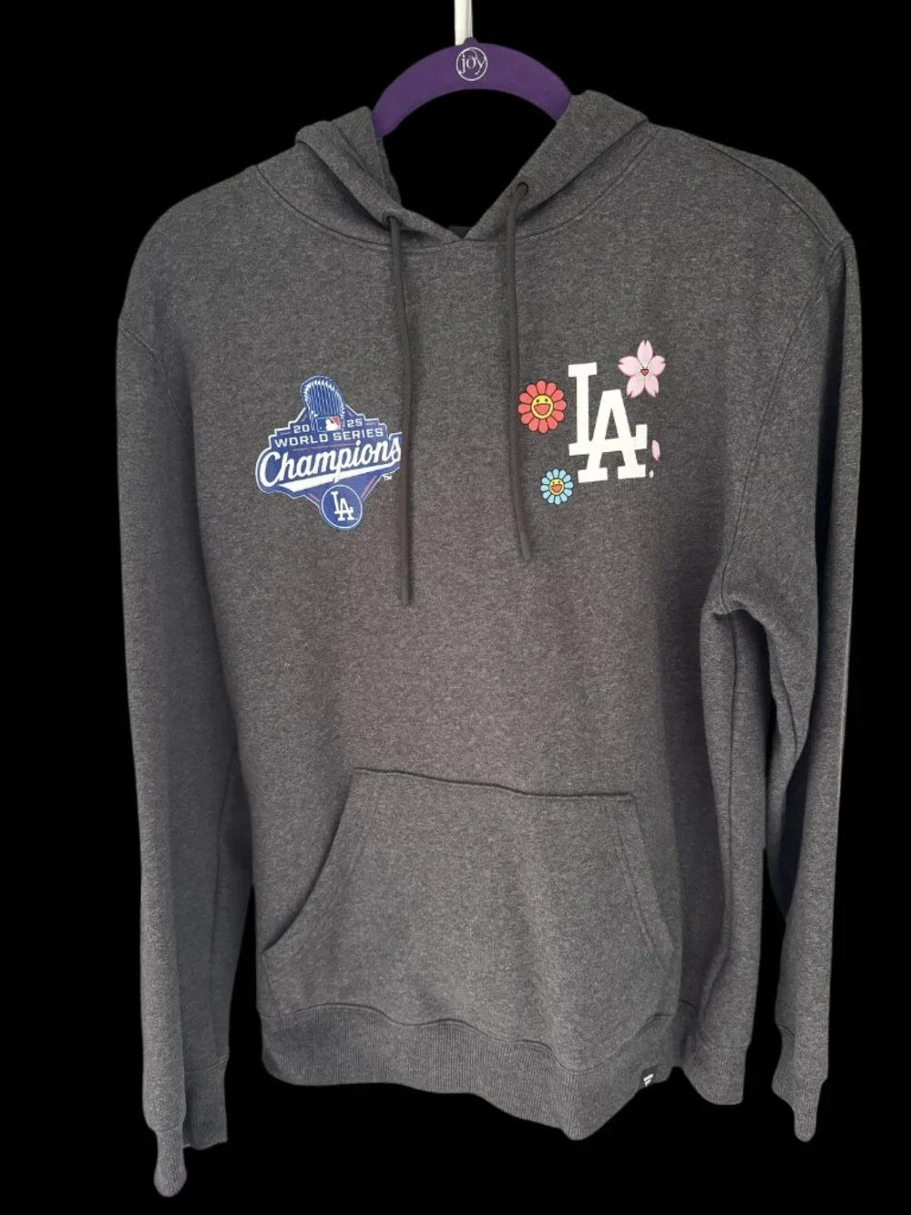 Dodgers Size M World Series Champions Hoodie with Murakami